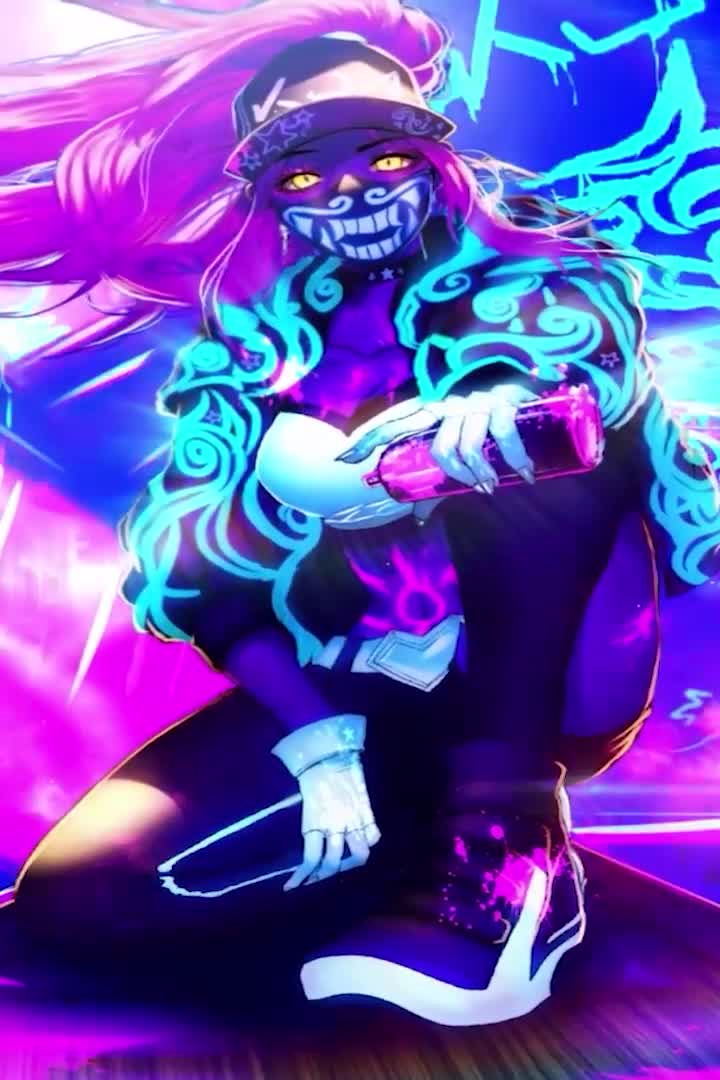 Akali Kda Live Phone Wallpaper