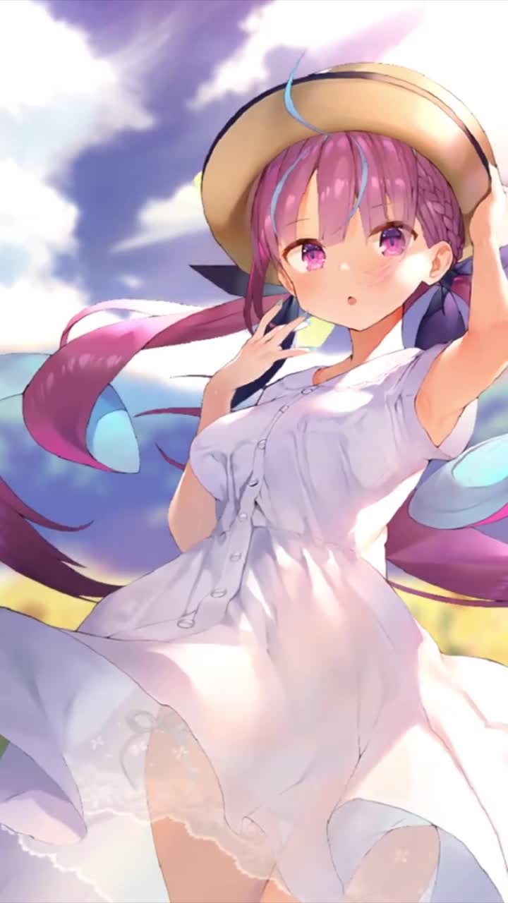 Live Phone Sunflower Girl Anime Wallpaper For iPhone And Android