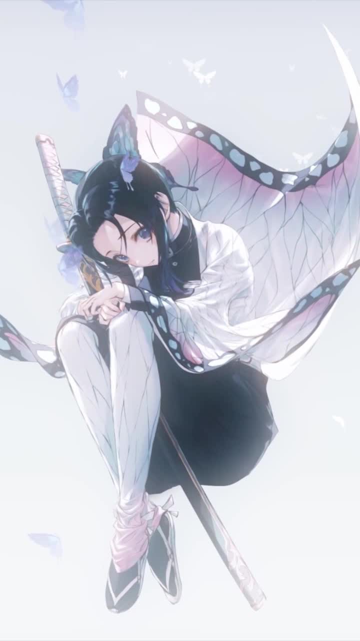 Live Phone Shinobu Kochou Girl Anime Wallpaper For iPhone And Android