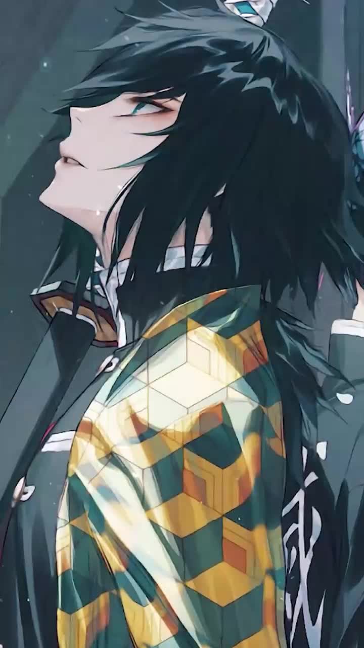 iPhone and Android Giyu X Shinobu Kimetsu No Yaiba Live Phone Wallpaper
