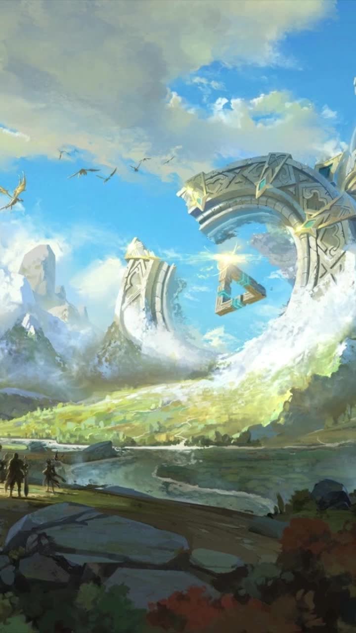 iPhone and Android Fantasy Haven Live Phone Wallpaper