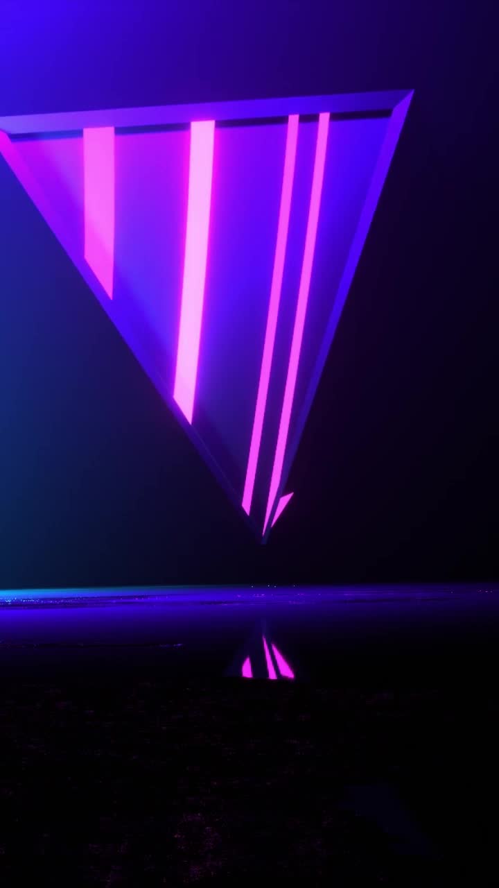 iPhone and Android Mystical Spinning Pyramid Live Phone Wallpaper