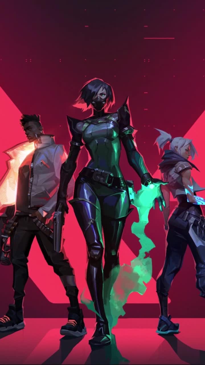 Live Phone Valorant Five Agents Wallpaper To iPhone And Android