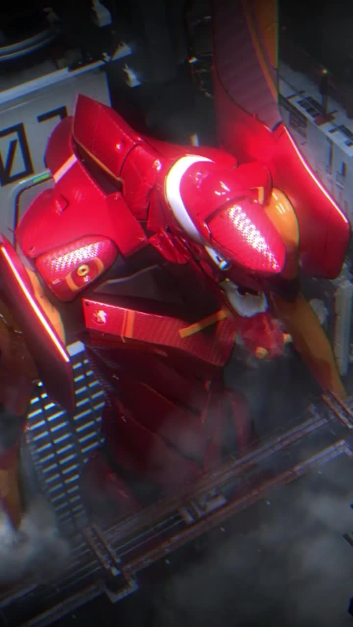 iPhone and Android Evangelion Unit 02 Repair Live Phone Wallpaper
