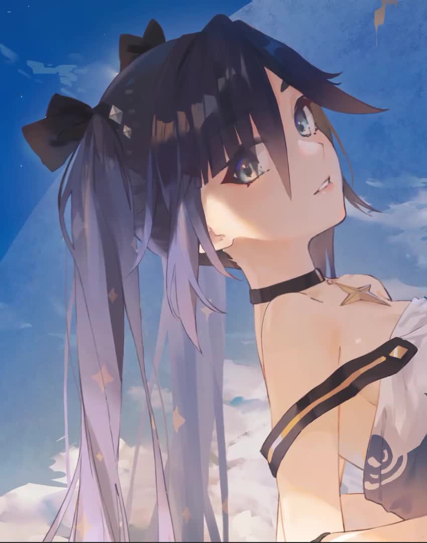 iPhone  Android Mona Genshin Impact Summer Live Phone Wallpaper