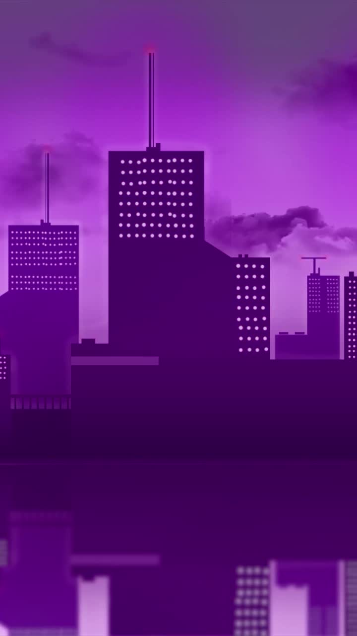 iPhone and Android Dream City Night Lights Live Phone Wallpaper