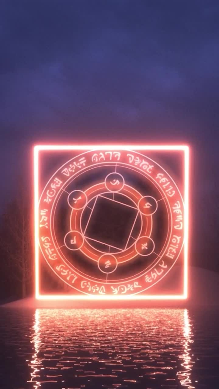 iPhone And Android Lake Magic Circle Phone Live Wallpaper