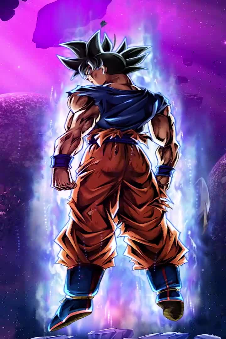iPhone And Android Planets Goku Ultra Instinct Anime Live Phone Wallpaper