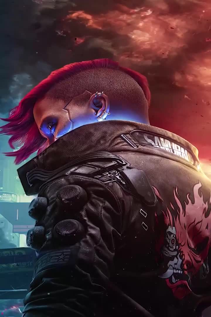 Iphone And Android Blaze Cyberpunk 2077 Phone Live Wallpaper