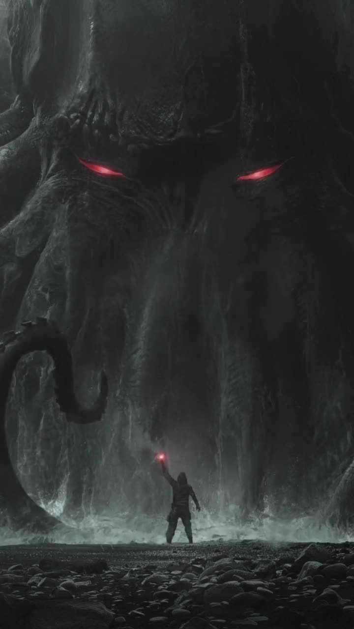 iPhone  Android Fantasy Cthullu Live Wallpaper for Phone