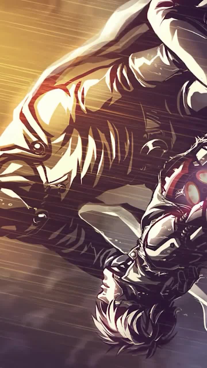 iPhone And Android Saitama And Genos In The Rain One Punch Man Hd Phone Live Wallpaper