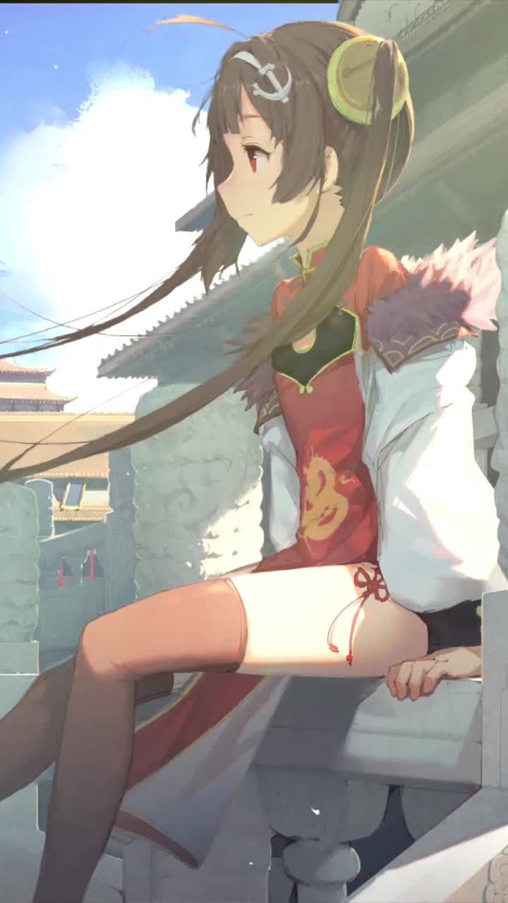 iPhone and Android Ping Hai Azur Lane Live Phone Wallpaper