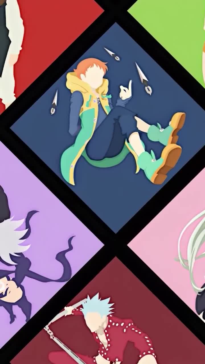 iPhone And Android Seven Deadly Sins Minimalism Phone Live Wallpaper