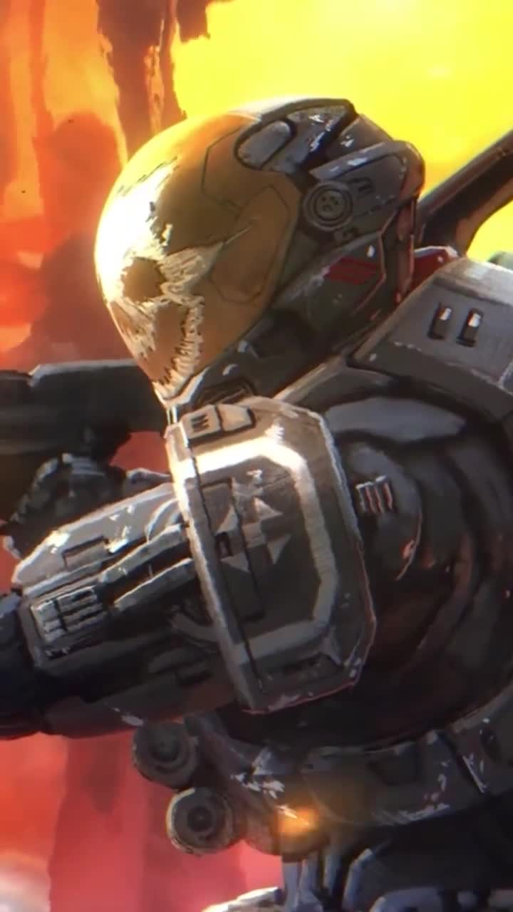 Android  iOS iphone Mobile Emile Halo Game Free Live Wallpaper