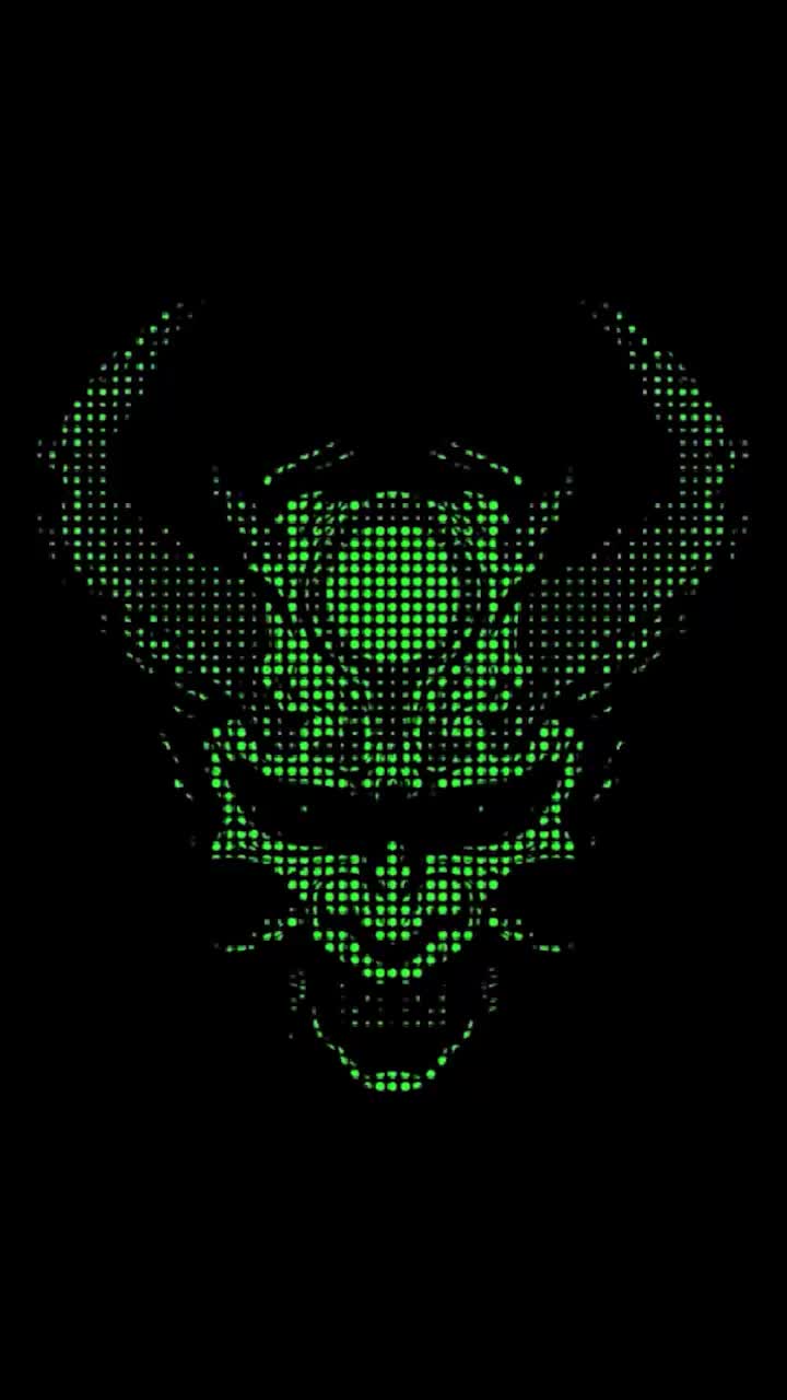Live Phone Demon Mask Pixel Wallpaper To iPhone And Android