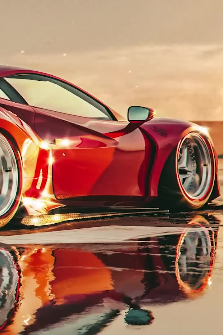 Iphone And Android Ferrari F8 Phone Live Wallpaper