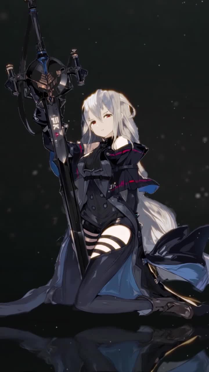 Anime skadi arknights iphone wallpaper hd