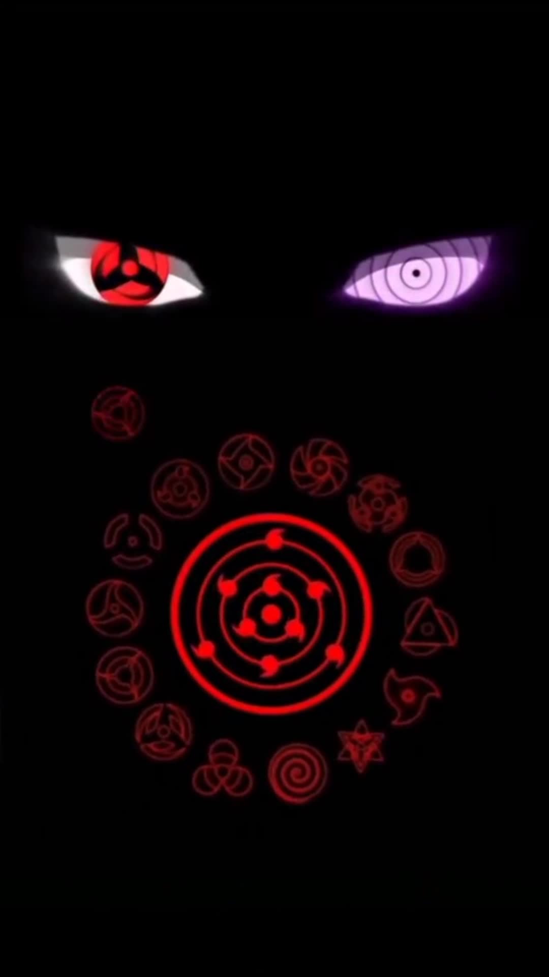 iPhone and Android Dont Touch My Phone Sharingan Anime Live Phone Wallpaper