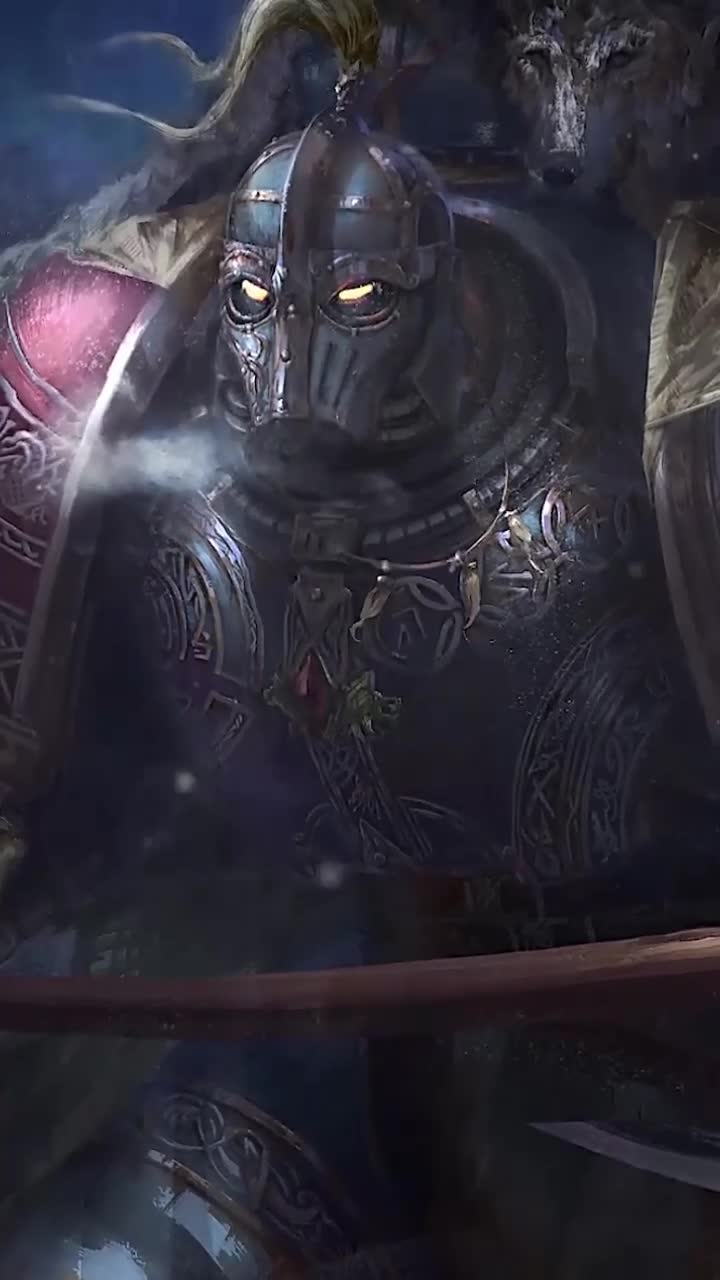 Android  iOS iphone Mobile Warhammer 40k Space Wolves Game Free Wallpaper