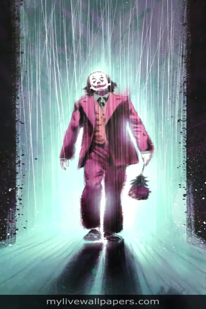Cool Here Comes Joker Live Phone Wallpaper