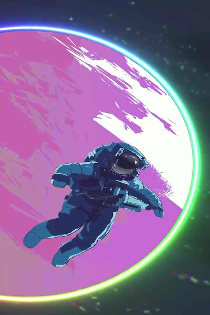 Spaceman Satellite Space Iphone Wallpaper