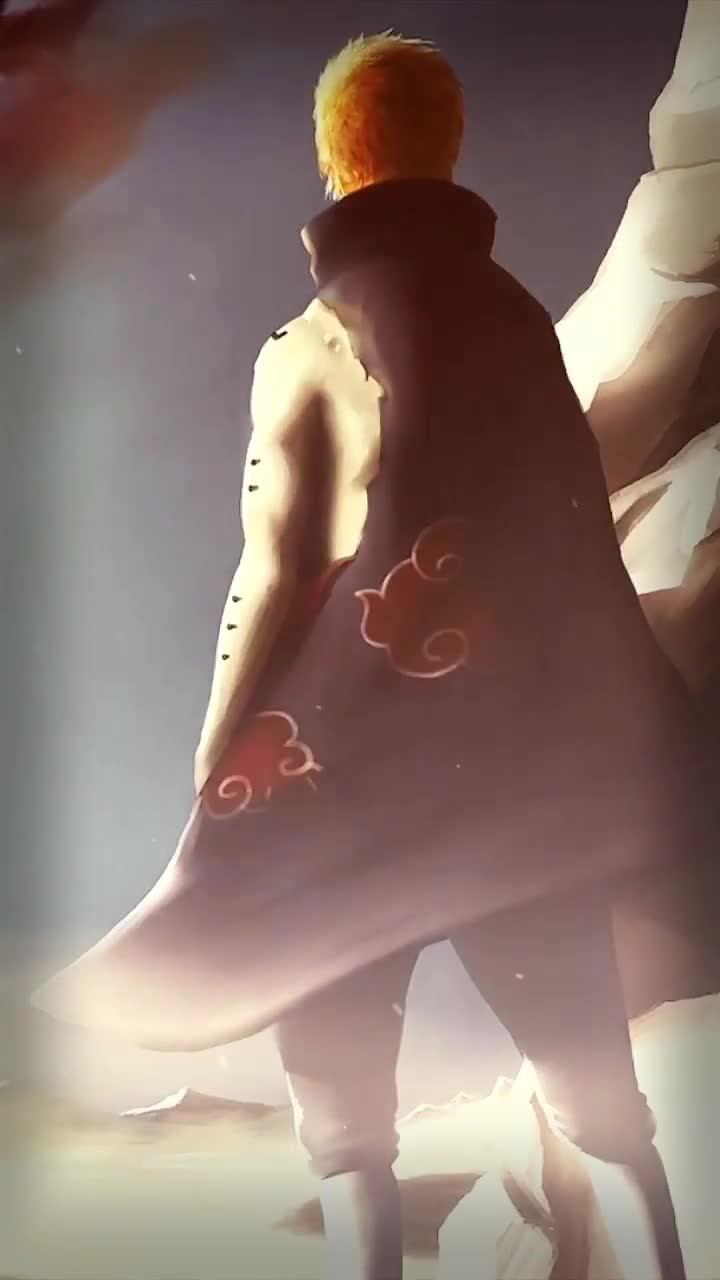 Android  iOS iphone Mobile Pain Vs Naruto 8 Tails Anime Live Wallpaper