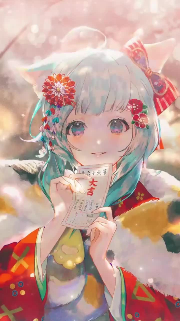 iPhone and Android Lanmewko New Year Live Phone Wallpaper