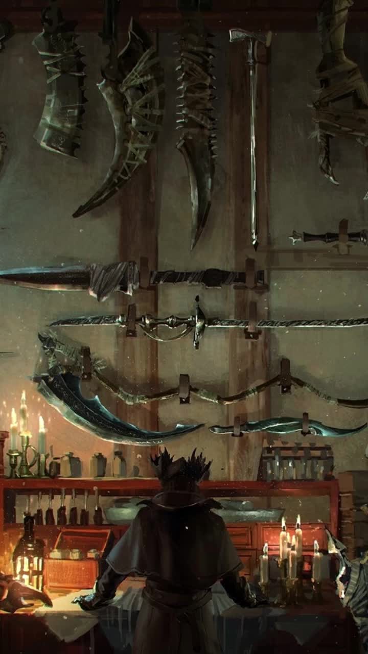 Live Phone Bloodborne Hunters Workshop Wallpaper To iPhone And Android