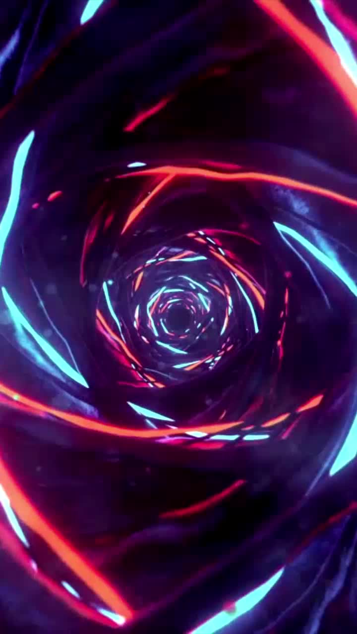 Neon Tunnel Live Phone Wallpaper to iPhone and Android