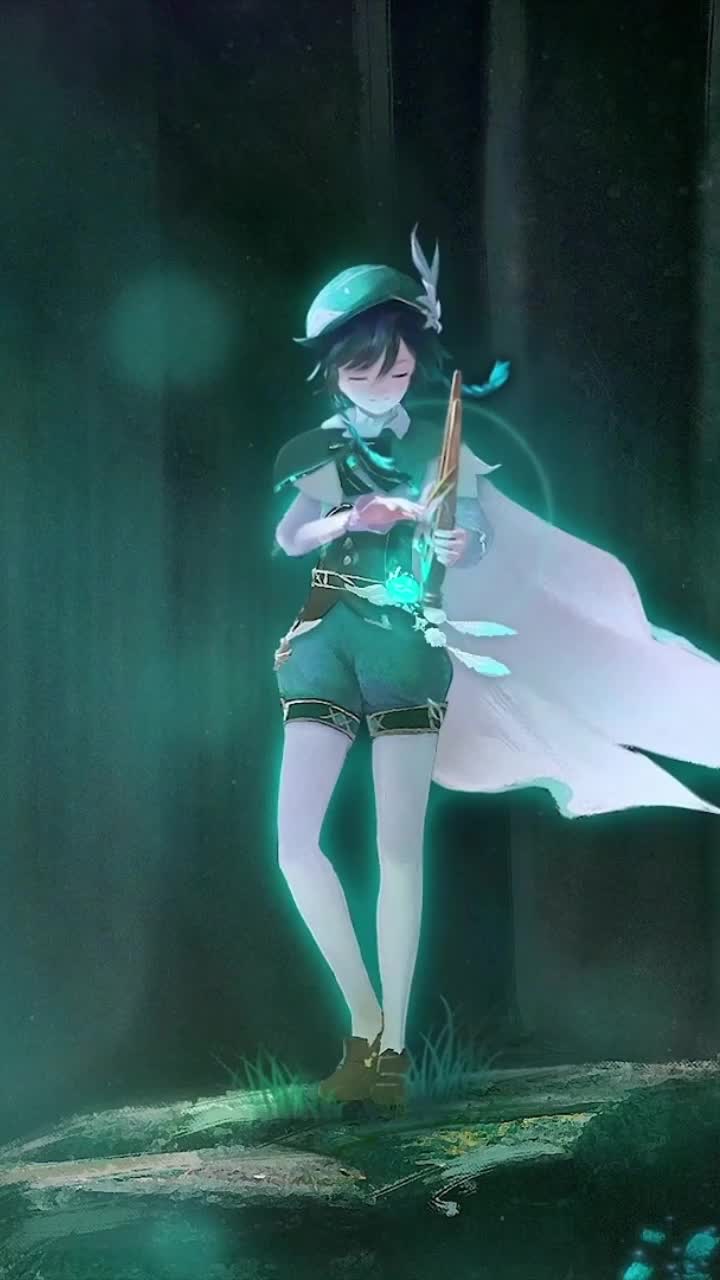 Game Venti Genshin Impact Phone Wallpaper Anime Iphone And Android