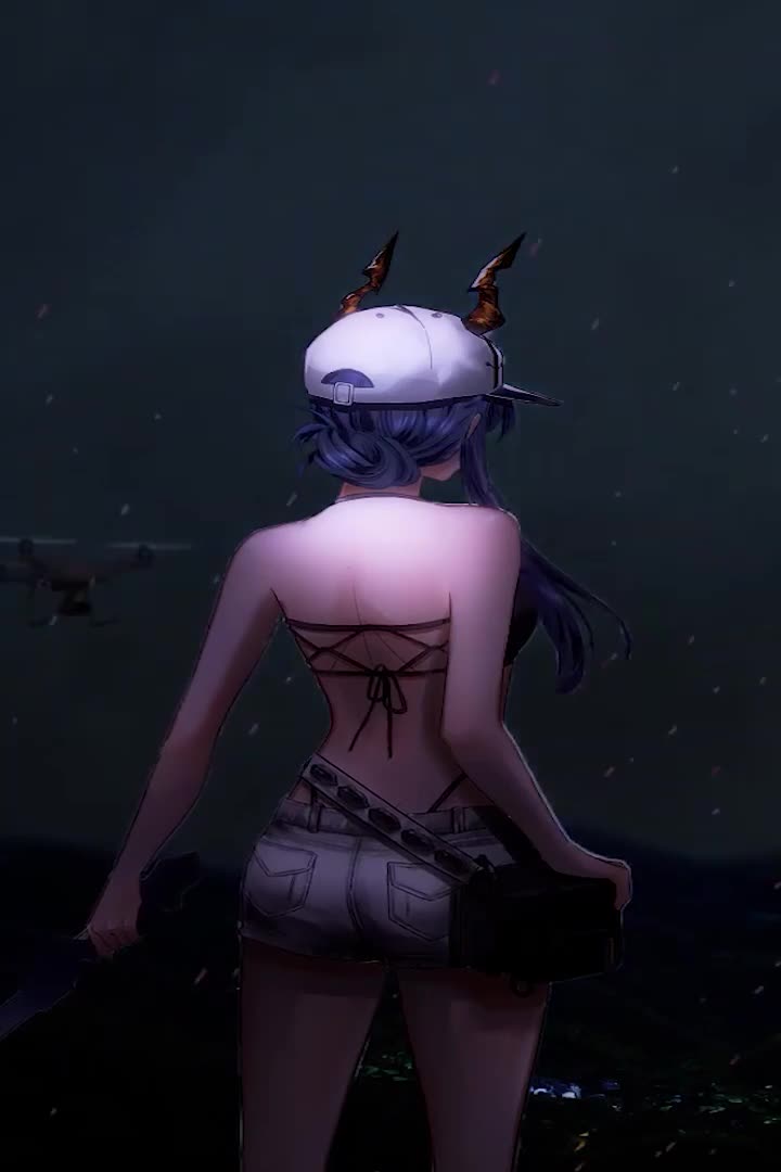 Drone Girl For iPhone Wallpaper