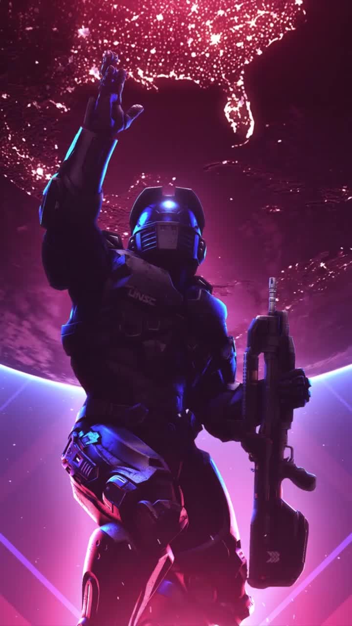 iPhone and Android Halo Echoes Live Phone Wallpaper