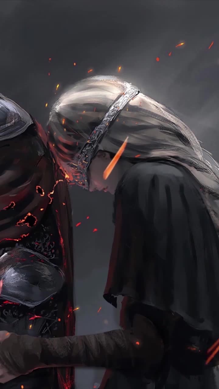 Live Phone Ashen One Vs Fire Keeper Dark Souls 3 Wallpaper To iPhone And Android