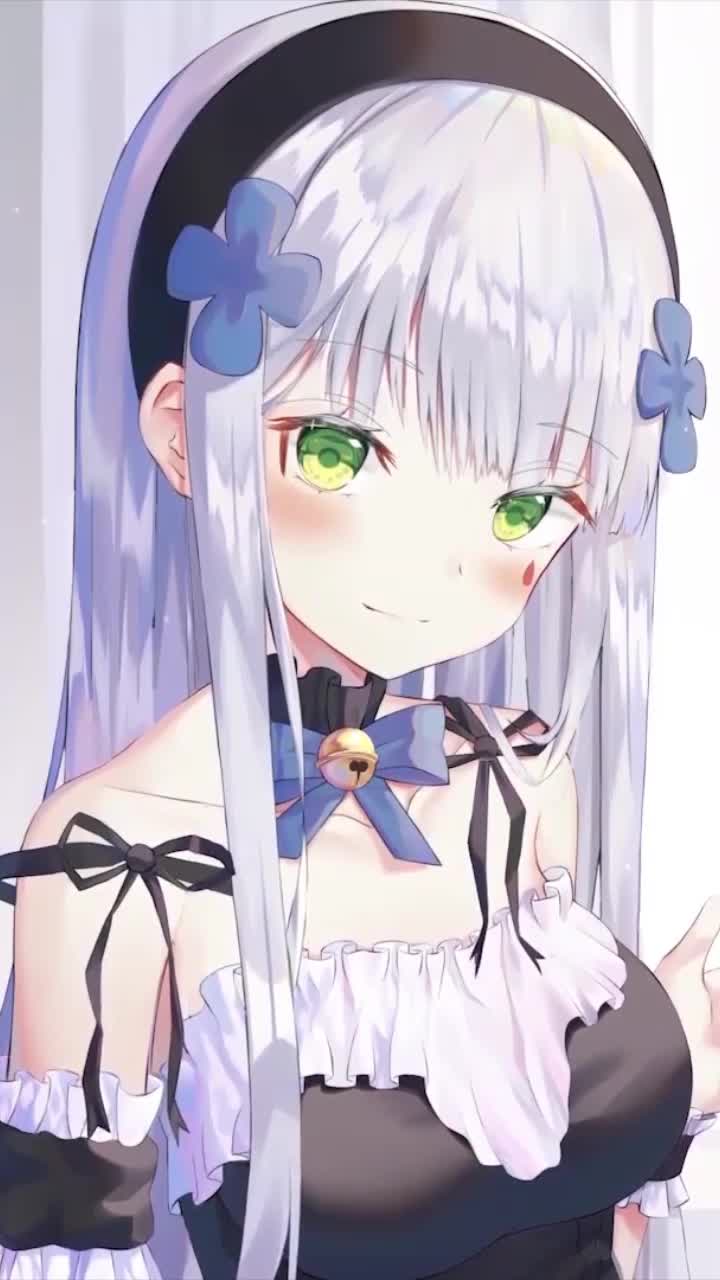 iPhone and Android Maid Hk416 Girls Frontline Live Phone Wallpaper