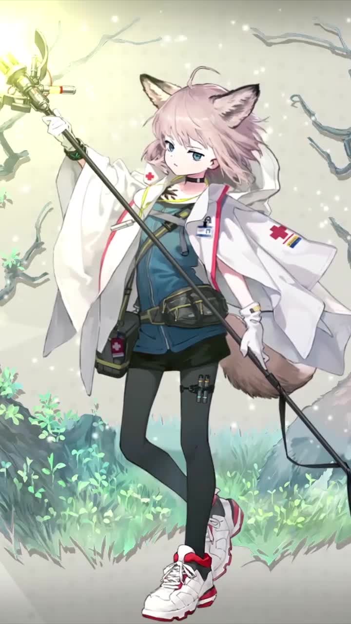 Anime sussurro arknights iphone wallpaper hd