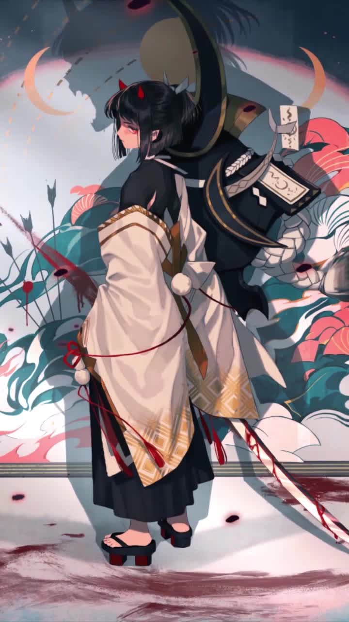 Live Phone Tenken Jinshin Onikiri Onmyoji Wallpaper To iPhone And Android