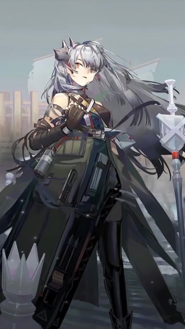 Anime arknights bloodline of combat iphone wallpaper hd