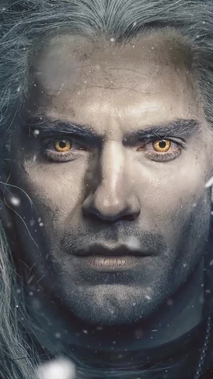 iPhone and Android Henry Cavill The Witcher Live Phone Wallpaper