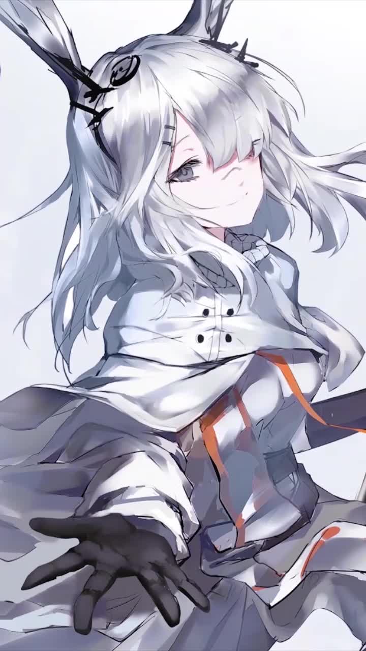 Anime frost nova arknights iphone wallpaper hd