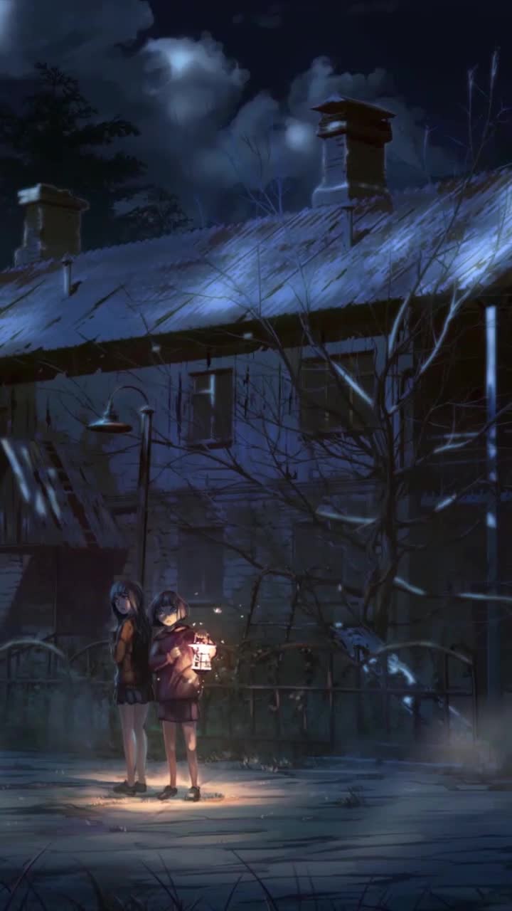 iPhone and Android Haunted House Live Phone Wallpaper