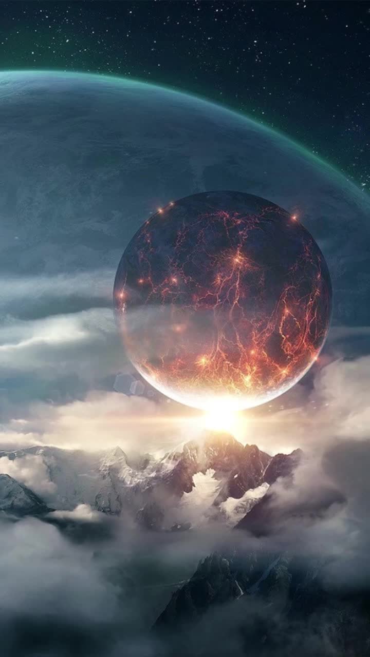iPhone and Android Dying Planet Live Phone Wallpaper
