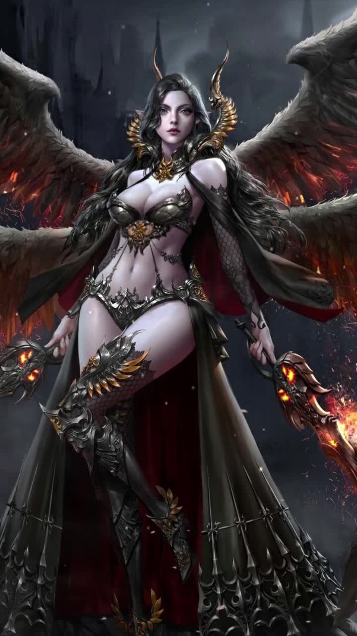 iPhone and Android Era Of Angels Live Phone Wallpaper