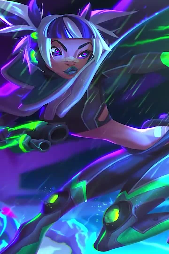 Galaxy Girl For iPhone Wallpaper