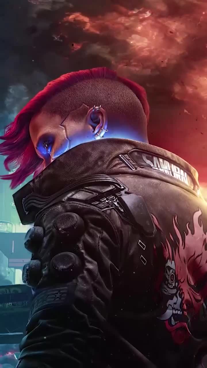 iPhone  Android Blaze Cyberpunk 2077 Live Wallpaper for Phone