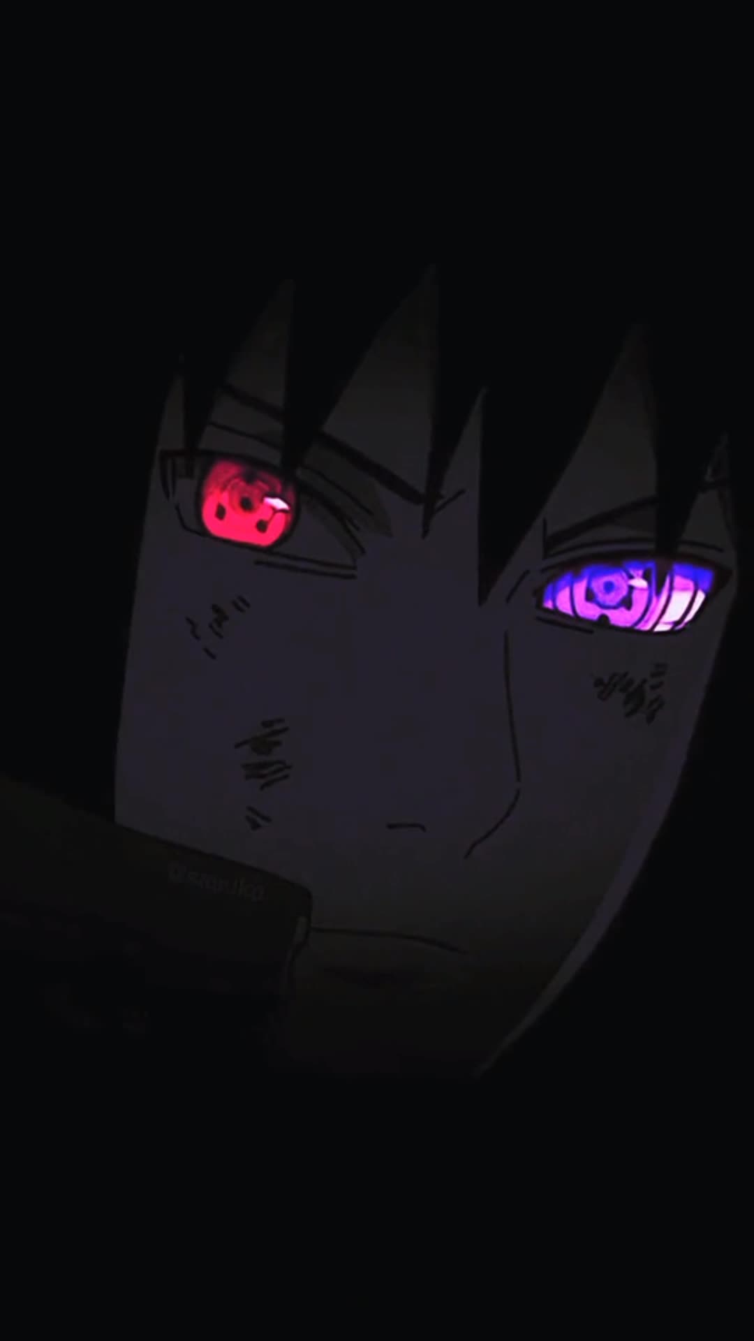 Android  iOS iPhone  Anime Uchiha Sasuke live wallpaper