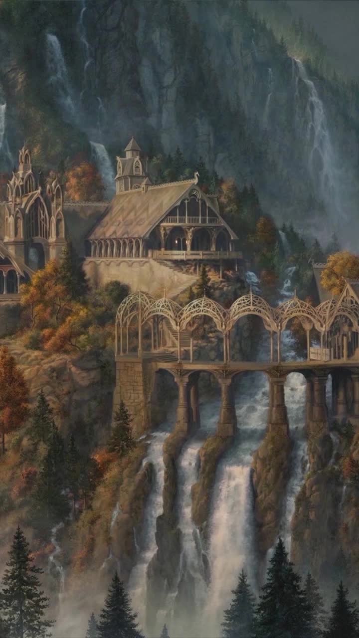 iPhone and Android Fantasy Art Castle Live Phone Wallpaper