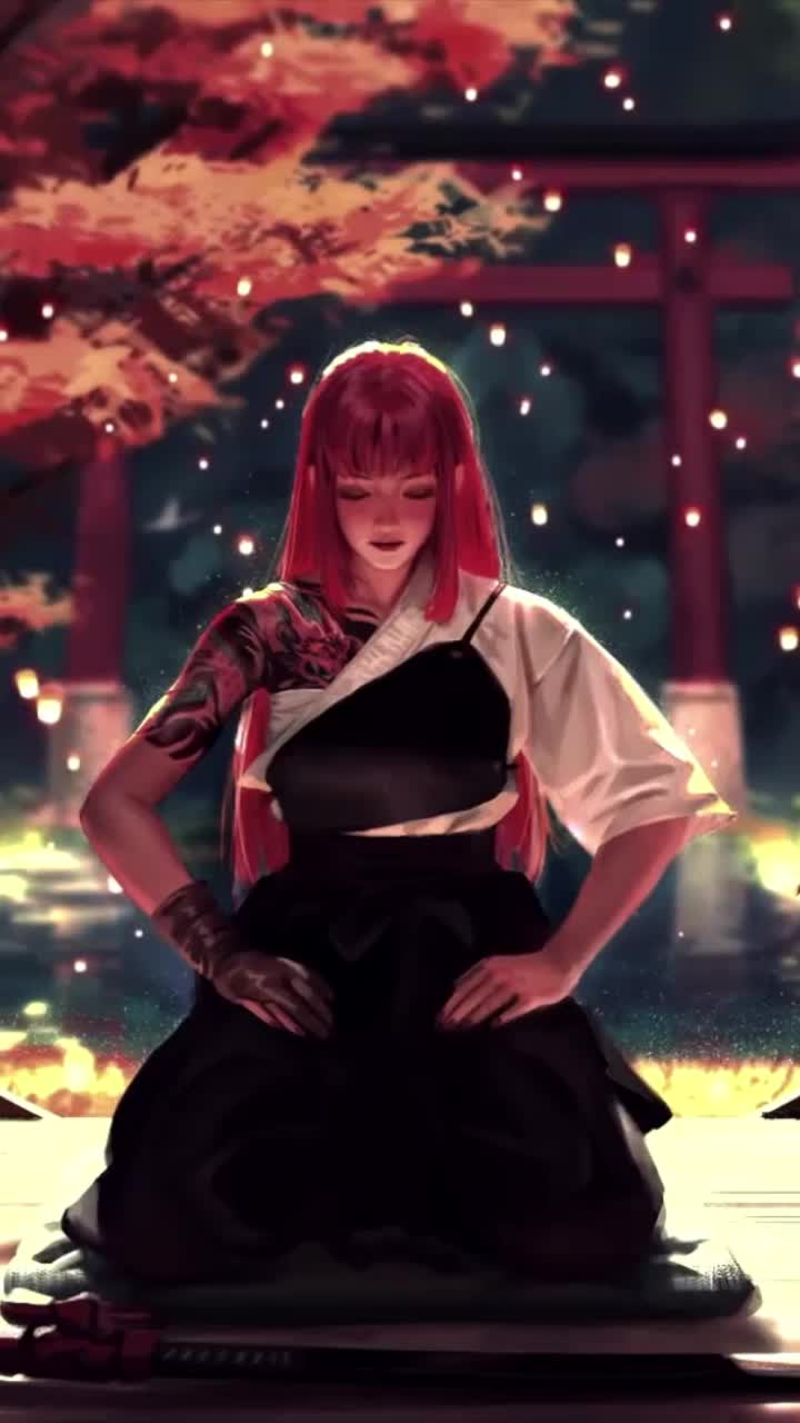 Live Phone Asian Warrior Girl Meditation Wallpaper To iPhone And Android