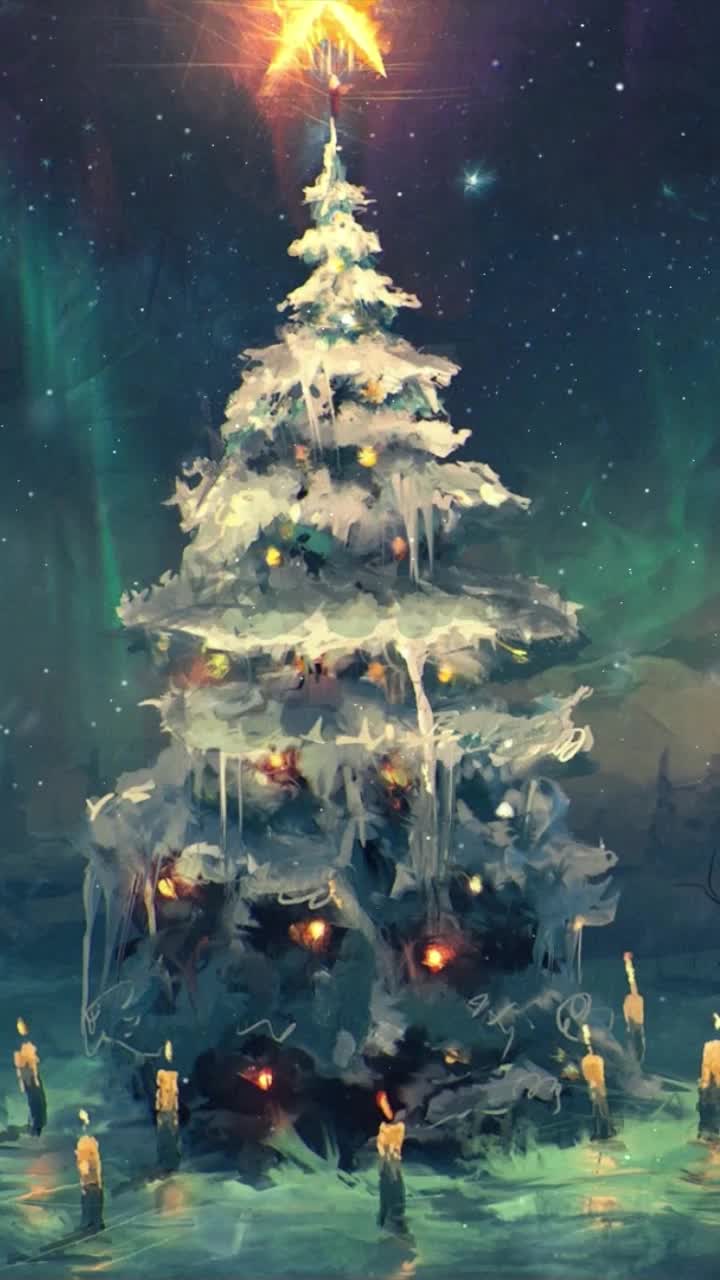 Live Phone Christmas Trees Wallpaper To iPhone And Android