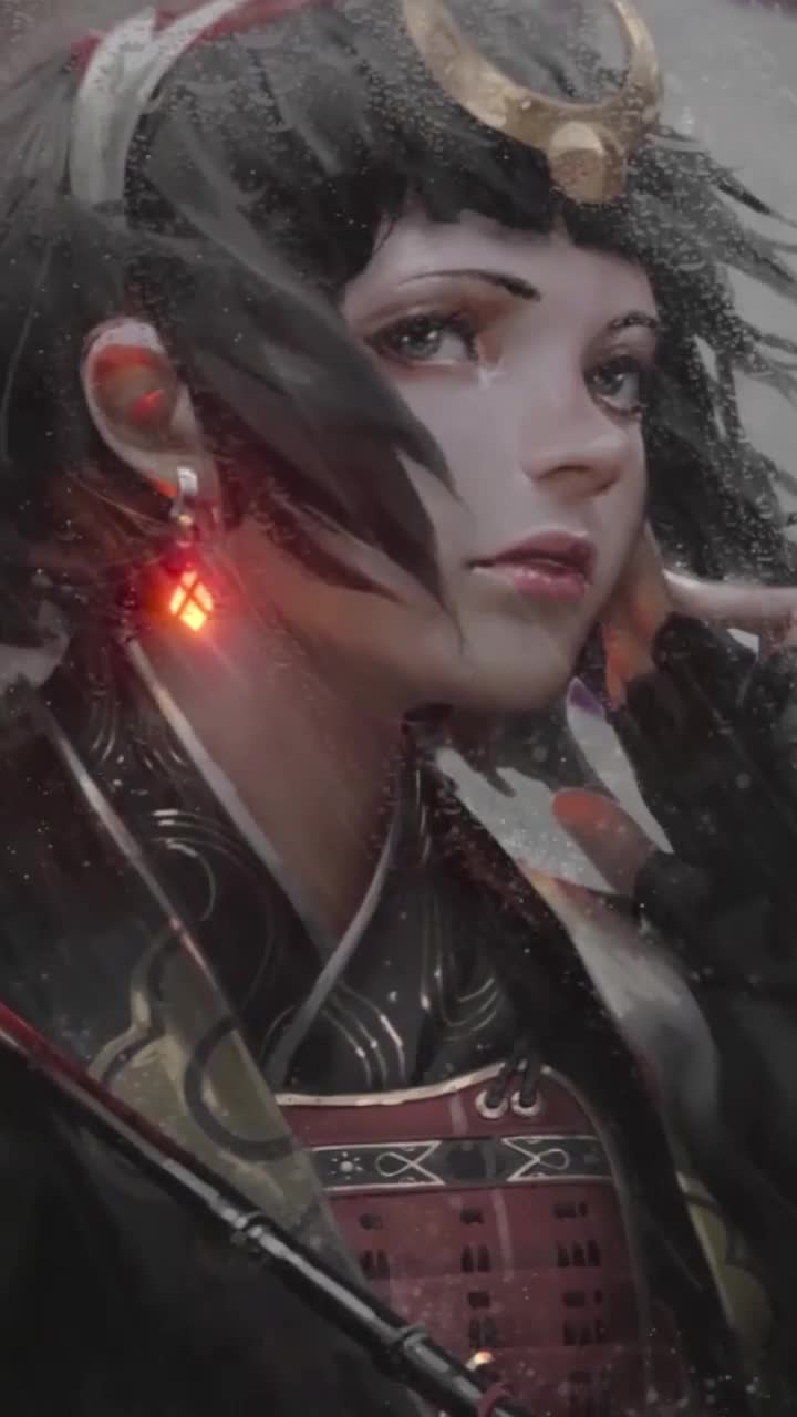 Live Phone Beautiful Samurai Girl Wallpaper To iPhone And Android