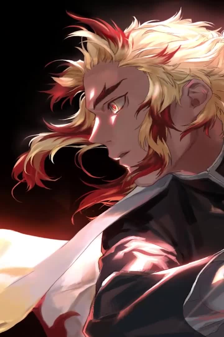 Iphone And Android Battle Ready Rengoku Phone Live Wallpaper